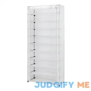 Mainstays 10 Shelf Organizer Shoe Rack with Cover