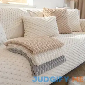 1pc Nordic Sofa Slipcover Plush Fashion Anti-slip Sofa Cover Simple Modern Four Seasons Universal Sofa Cover Furniture Protector For Bedroom Office