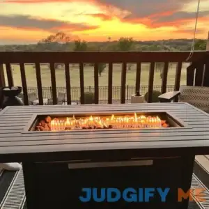 Arial Iron Propane Outdoor Fire Pit Table Wade Logan