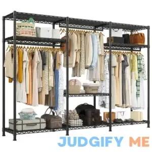 Raybee Clothes Rack Heavy Duty 795LBS Clothing Racks for Hanging Clothes Adjustable Wardrobe Closet Portable Garment RackFree Standing Closet