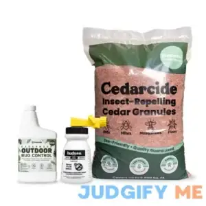 Cedarcide Bug-Free Lawn Kit Includes Outdoor Bug Control Concentrate Pint and Insect Repelling Granules Kills and Repels Fleas