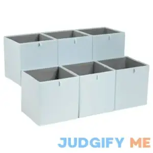 Amazon Basics Collapsible Fabric Storage Cubes Organizer with Handles