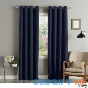 Aurora Home Grommet Thermal Insulated Blackout Curtain Panel Pair