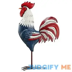 Red Shed 6ft. Patriotic Rooster 2283866
