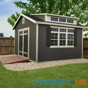 Windemere 10 ft. W x 12 ft. D Storage Shed Handy Home