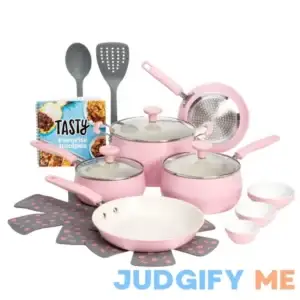 Tasty Clean Ceramic 16 Piece Non-Stick Aluminum Cookware Set