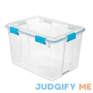 Sterilite 80 Quart Gasket Box Storage Bin w/ Lid & Latches