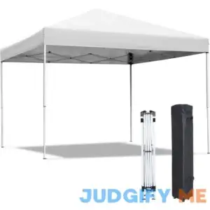 ZENY 10 x 10ft Party Tent Pop-Up Canopy Foldable Waterproof Gazebo Tent with Carrying Bag