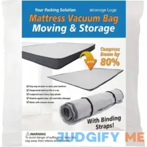 Queen/Full/Full-Xl Foam Mattress Vacuum Bag for Moving