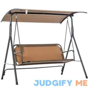 Outsunny 3-Person Patio Swing Canopy