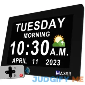гЂђ2024 NewгЂ‘ Digital Clock with Date and Week for Seniors