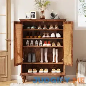 20 Pair Shoe Storage Cabinet Bay Isle Home