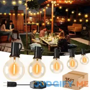Outdoor String Lights with Dimmer