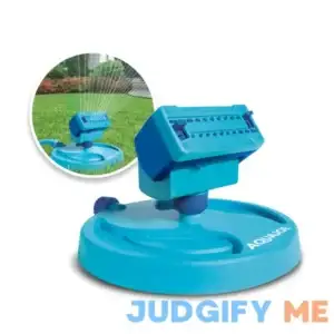 Aqua Joe Mini Gear-Driven Oscillating Sprinkler on Sled Base