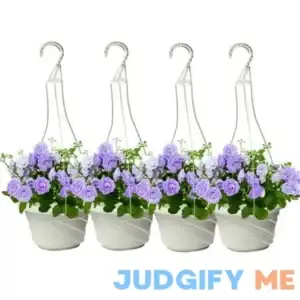 Windfall 17 inch Round Hanging Planters