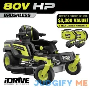 80V HP Brushless 42 in. Battery Electric Cordless Zero Turn Riding Mower (2) 80V Batteries (2) 40V Batteries and Charger