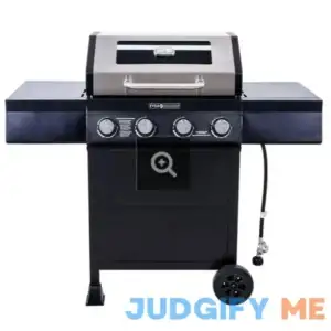 Even Embers 4-Burner Gas Grill with Glass Window