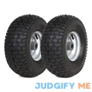 AR-PRO 15 x 6.00-6 Tire and Wheel Set for Lawn Tractors with 3вЂќ Centered Hub and 3/4" Sintered iron bushings