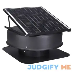 VEVOR Solar Attic Fan 40 W 1230 CFM Large Air Flow Solar Roof Vent