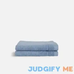 Classic Turkish Cotton Washcloths in Blue by Brooklinen