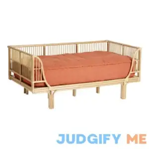 Terracotta Handwoven Cotton Twin Mattress Cover by World Market