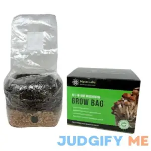 Myco Labs All in One Mushroom Grow Kit in a Bag with Sterilized Grains and Substrate
