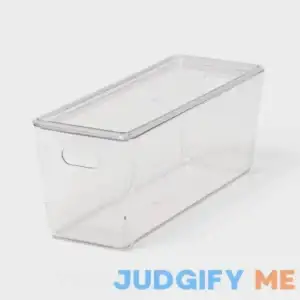 Brightroom 5L Stacking Clear Bin with Lid