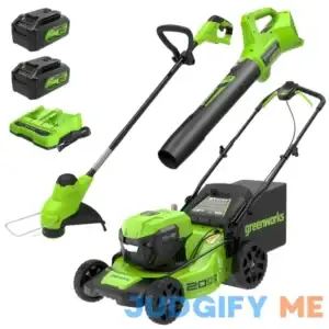 greenworkstools-48V 20" Cordless Battery Push Mower 12" String Trimmer