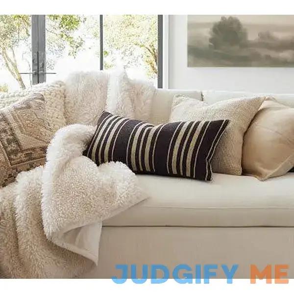 Pottery Barn Faye Textured Linen Pillow Pottery Barn Faye Textured Linen Pillow