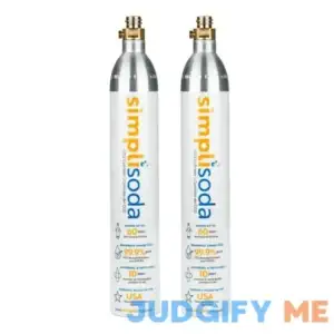 Simpli Soda 60L CO2 Canister Cylinders Compatible w/Sodastream BLUE Screw-In Only