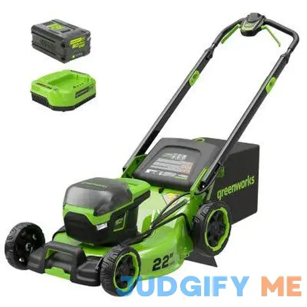 Greenworks 60V 22-in. Brushless Cordless Battery Walk-Behind Push Lawn Mower Greenworks 60V 22-in. Brushless Cordless Battery Walk-Behind Push Lawn Mower