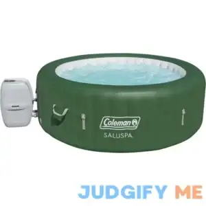 Inflatable Hot Tub Spa | Portable Hot Tub with Heated Water System and 140 Bubble Jets | Fits Up to 4 People