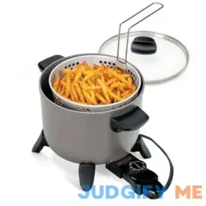 Presto Kitchen Kettle Ceramic Deep Fryer/Multi-Cooker 06021