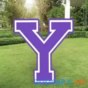 Party City Collegiate Letter Corrugated Plastic Yard Sign