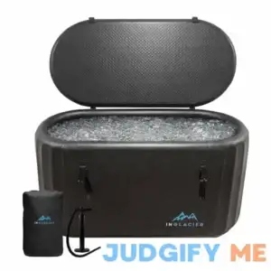 Inglacier Portable Ice Bath Tub Cold Plunge Recovery Tub with Lid
