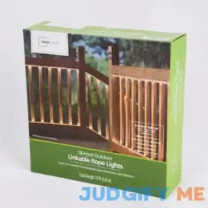 Mainstays 18-foot Outdoor Linkable Rope Lights