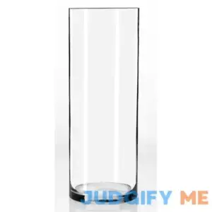 Libbey Narrow Glass Cylinder Vase