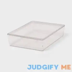 Brightroom 6L Stacking Clear Bin with Lid