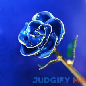 Royal Sapphire 24k Gold Dipped Rose - Steven Singer Jewelers - Valentine's Flower Gifts