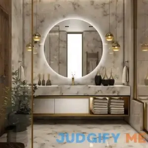 Modern & Contemporary Lighted Fog Free Bathroom / Vanity Mirror Latitude Run