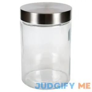 Glass Jars with Stainless Steel Lids