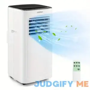 Costway 9000 BTU Portable Air Conditioner 3-in-1 AC Unit w/ Cool Dehum Fan Sleep Mode