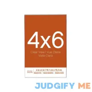 Acrylic Basics Vertical Bent Frame By Studio Decor in Clear | 4" x 6" | Michaels