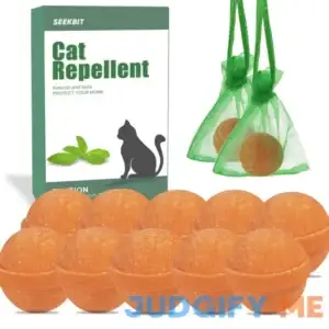 10 Pack Natural Cat Repellent Outdoor Indoor Peppermint Oil Cat Deterrent Outdoor Repels Cat Dog Deer Rabbit from Garden Yard Lawn Home Keep Your