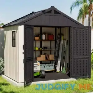 гЂђLifetime WarrantyгЂ‘Patiowell 8x6 Plastic Outdoor Storage Shed With Floor
