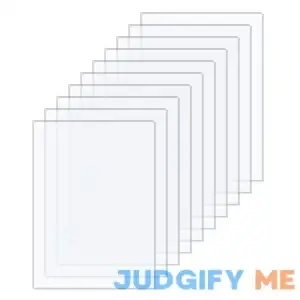 Generic DisplayBug Plexiglass Sheets Pack of 10 вЂ“ Durable PET Sheet Panels for Poster Frames