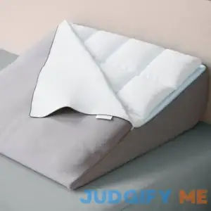 Wedge Pillow for Sleeping with Added Topper Ultra Comfortable Bed Wedge Pillow for Sleeping or After Surgery