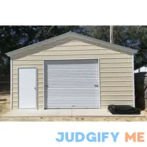 20x20 ft. Vertical Roof - Free Set Up & Delivery - Metal Garage Buildings - Alan's Factory Outlet