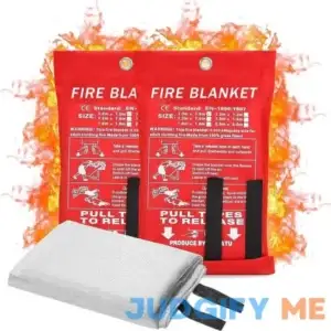 Lancryen 2024 Emergency Fire Blanket 2 Pack Fire Extinguisher Blanket