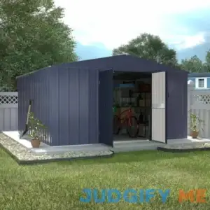 D Outdoor Metal Storage Shed